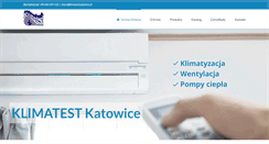 Desktop Screenshot of klimatest.com.pl